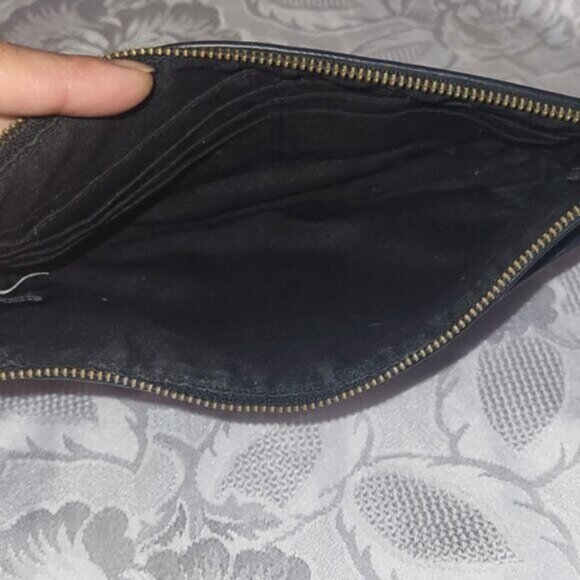 Vintage COACH signature Leather PVC zip Wallet - Picture 5 of 8